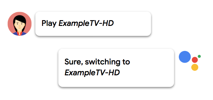 Usar la voz para cambiar de canal de TV