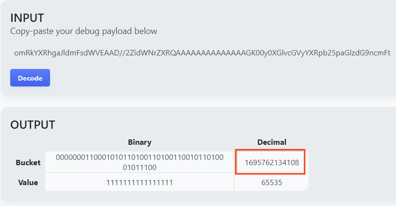 payload decoderresult