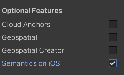 Semantics ใน iOS เปิดใช้ในฟีเจอร์เสริม