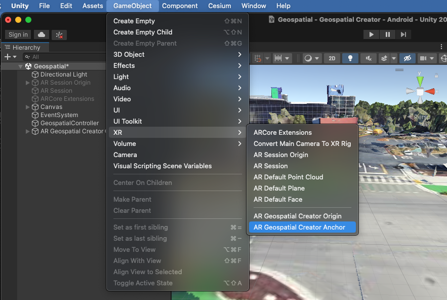 ভূ-স্থানিক সৃষ্টিকর্তা অ্যাঙ্কর যোগ করুন Add the Geospatial Creator Anchor