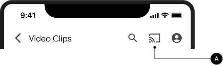 发送方,正在连接到 Chromecast