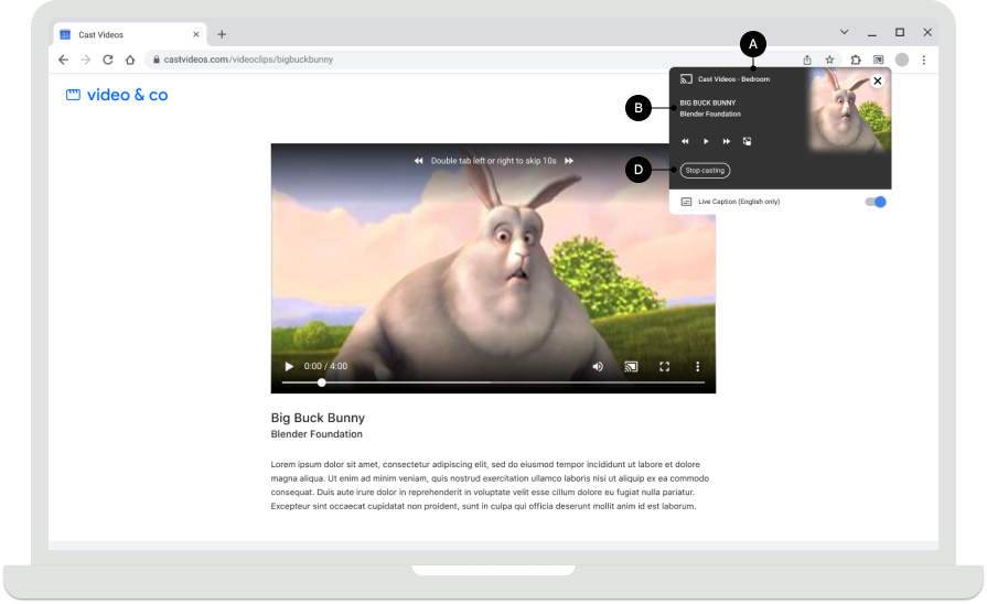 投屏对话框（投屏时）