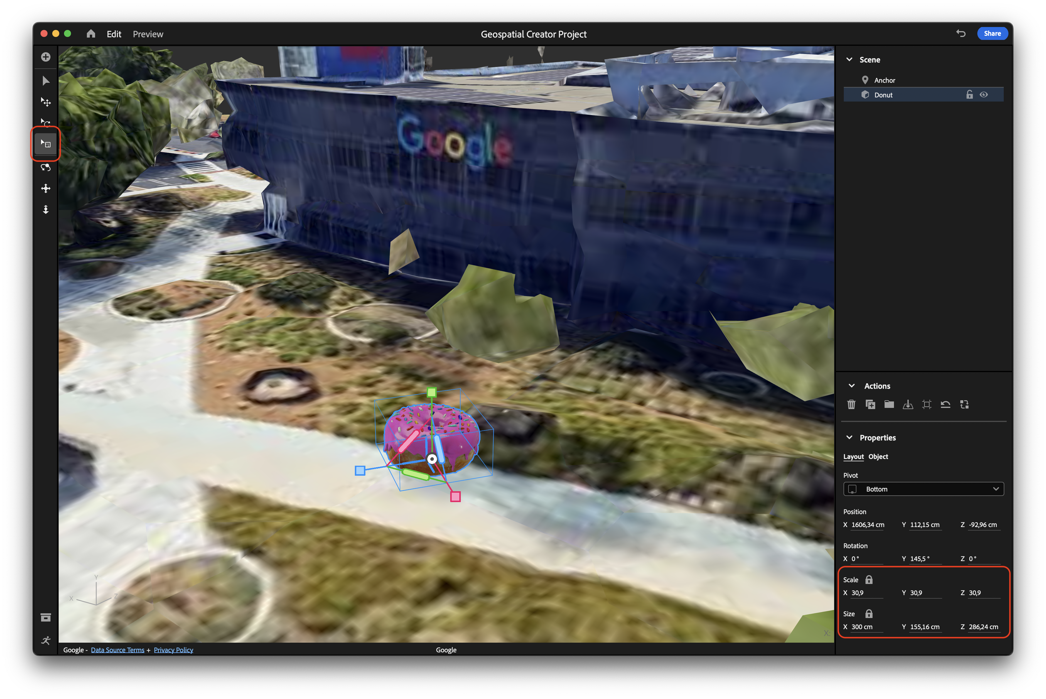 پانل شی مقیاس