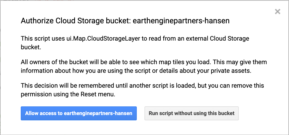 Cloud layer warning