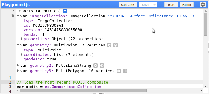 ส่วนการนําเข้าของตัวแก้ไขโค้ด