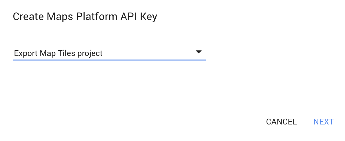 Digite o nome do projeto