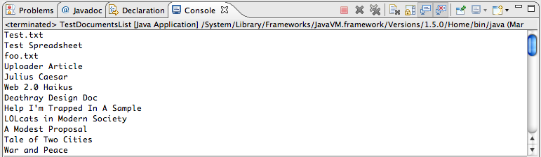 Dane wyjściowe programu