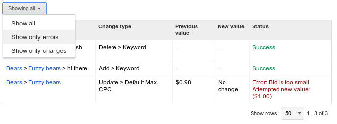 Capture d'écran de l'écran d'aperçu