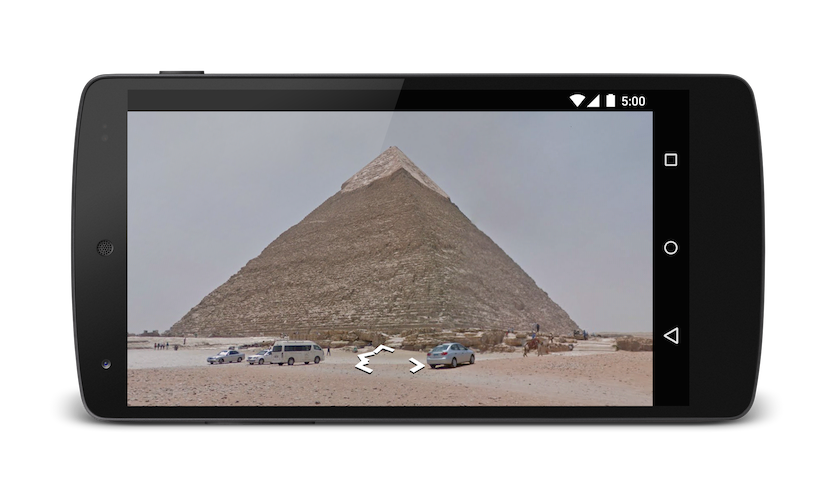 Pyramides dans Street View