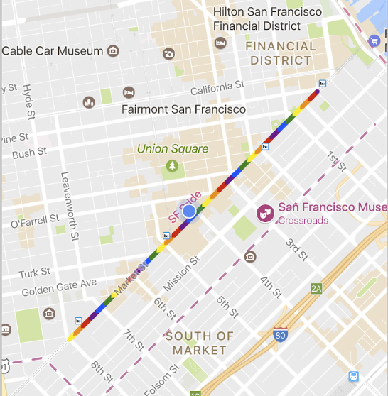 แผนที่ที่มีเส้นประกอบที่มีการประทับ