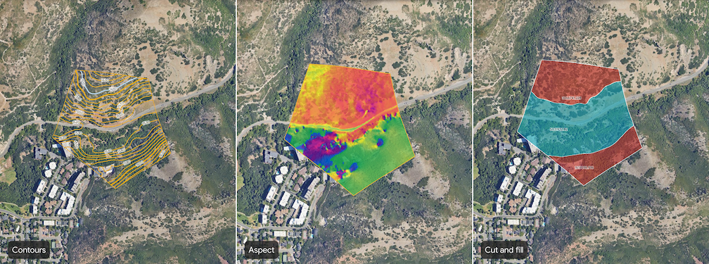 כלי ניתוח שזמינים ב-Google Earth