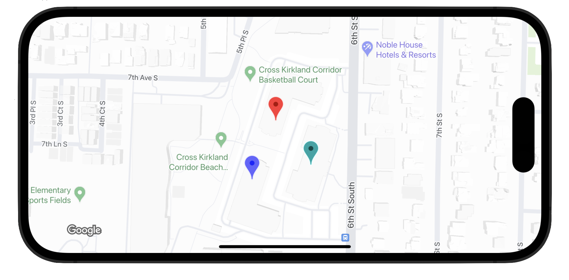 צילום מסך של סמנים שונים בהתאמה אישית