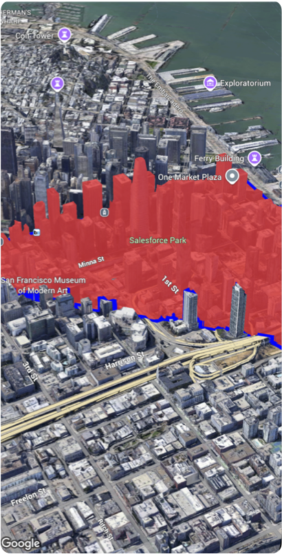 ポリゴンを表示するマップビュー