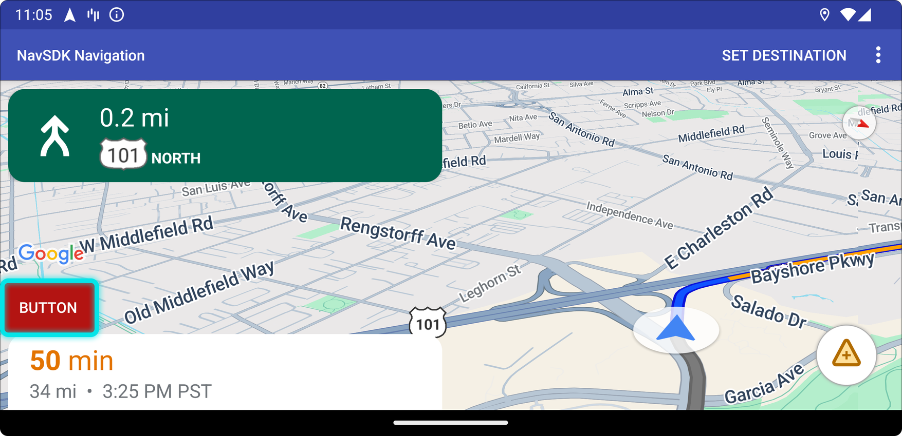 橫向模式的底部開始自訂控制項位置。