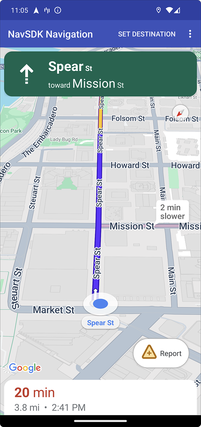 Przycisk zgłaszania