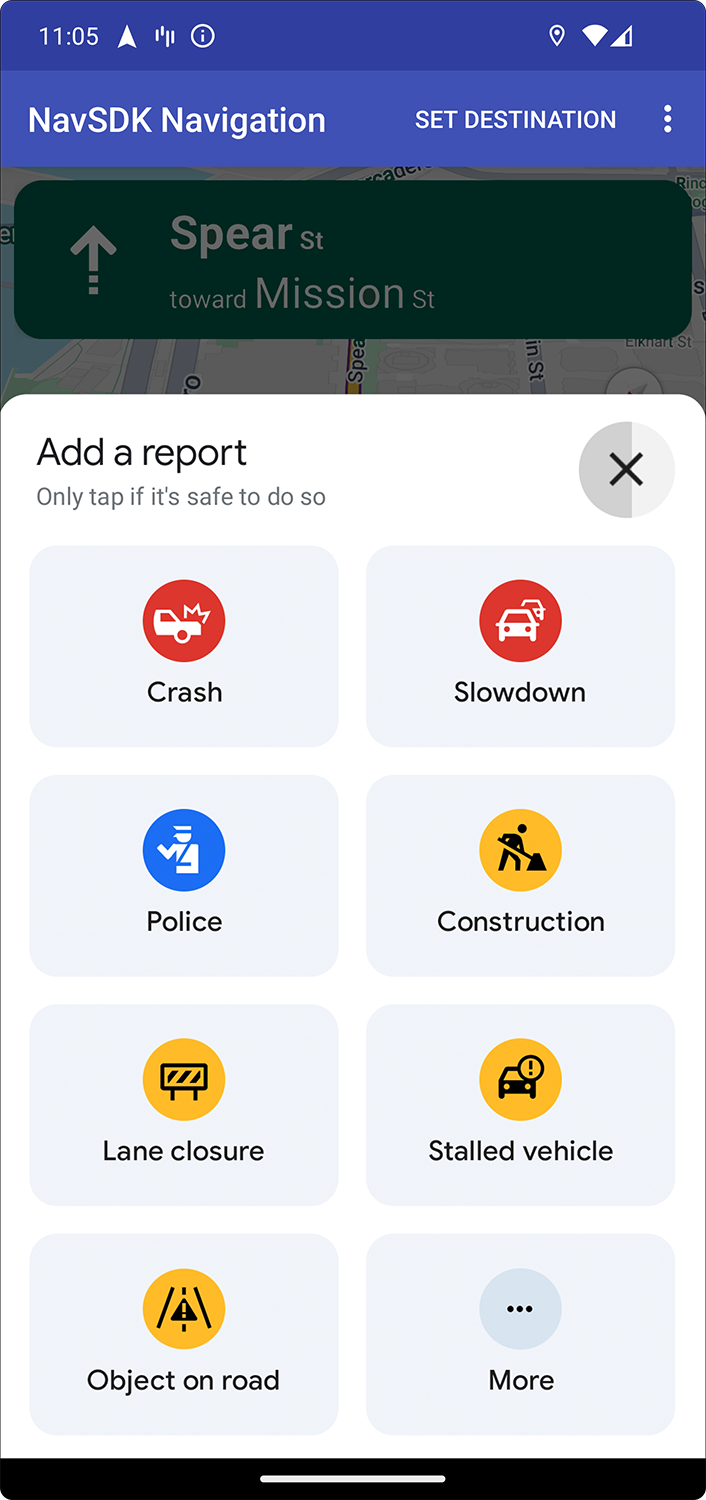 منوی گزارش‌دهی