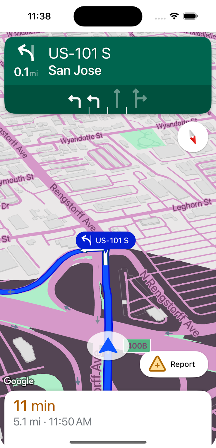 Ejemplo de diseño de mapa personalizado 1