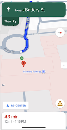 Подсветка пунктов назначения и входов Destination highlighting and entrances