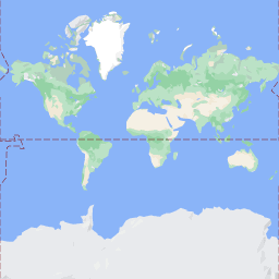 Le monde entier réuni sur une seule carte