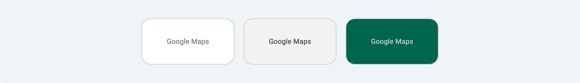 可接受的 Google 地图文字提供方信息变体