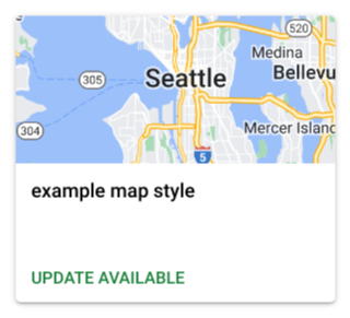 更新地图样式图块上的可用标记