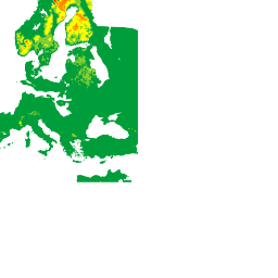 Ejemplo de una segmentación de mapa de calor con el mapa TREE_UPI.