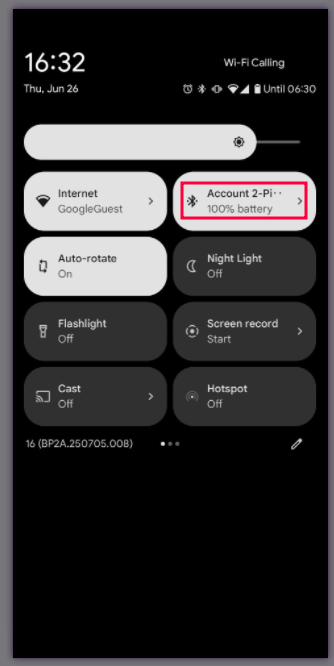 כאן מוסבר איך לנווט לתפריט שמתואר.