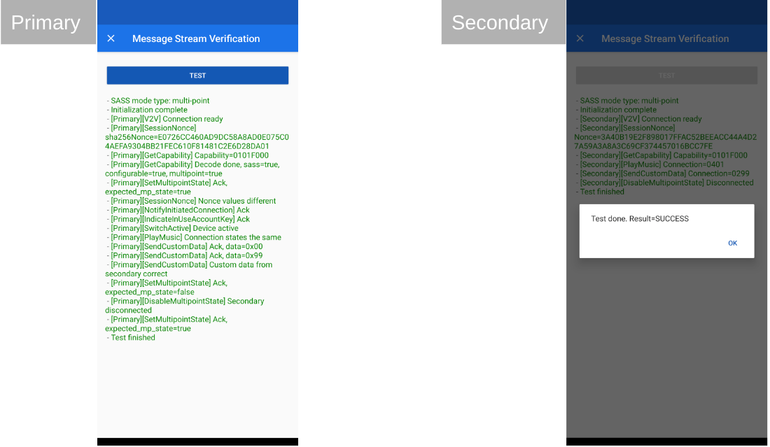 شکل 18: این نتایج یک آزمایش قابل تنظیم موفق را نشان می دهد. Figure 18: This shows the results of a successful configurable test.