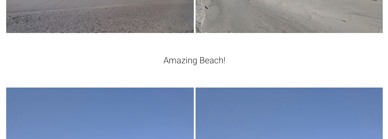 Capture d&#39;écran d&#39;une fonctionnalité d&#39;enrichissement de texte affichée dans Google Photos