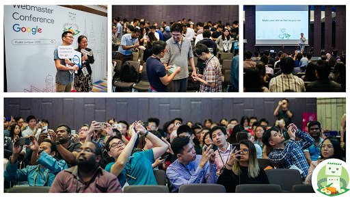在吉隆坡网站站长会议活动中拍摄的拼接照片