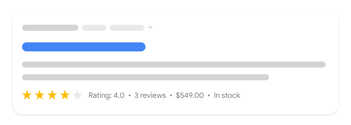 Exemple d'extrait produit dans les résultats de recherche