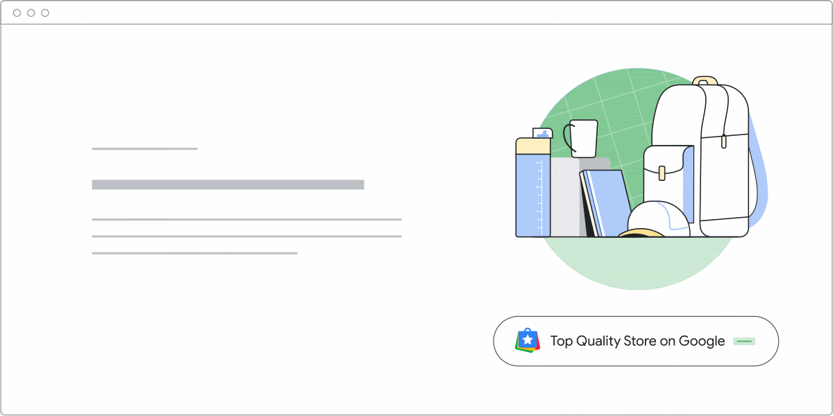 Store widget embedded on a website