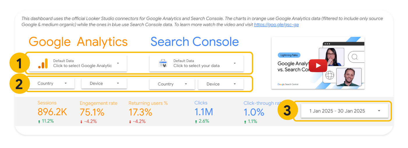 Looker Studio 中的过滤条件和数据控件