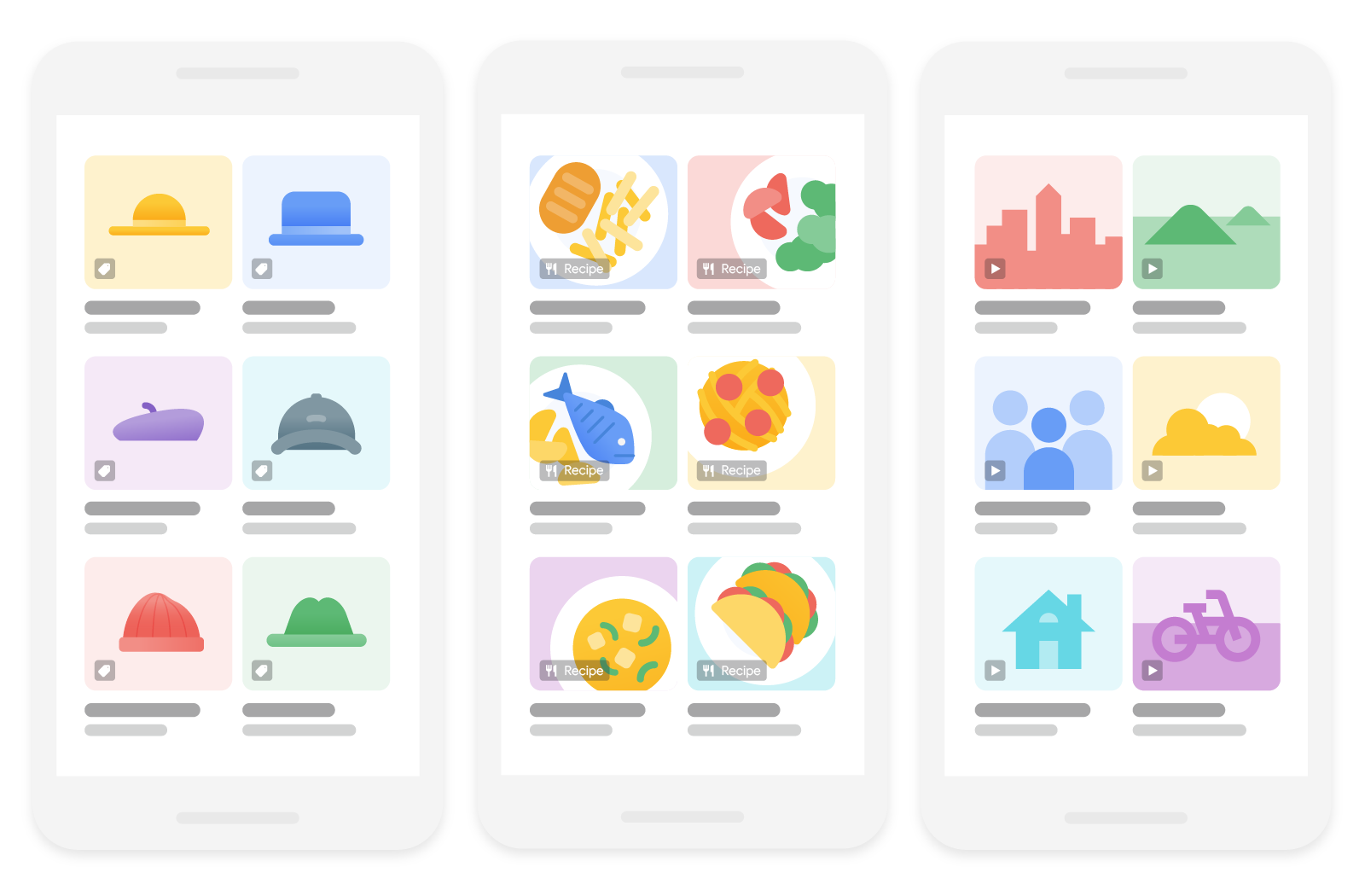 插图:富媒体搜索结果在 Google 图片中的显示效果