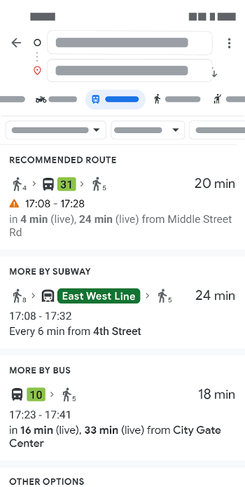 جستجوی سفر Trip Search