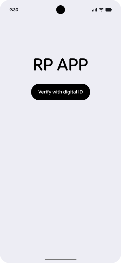 L'utilisateur est invité à valider son âge dans l'application ou sur le site Web.