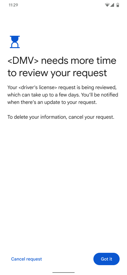 签发机构需要更多时间来审核证据。