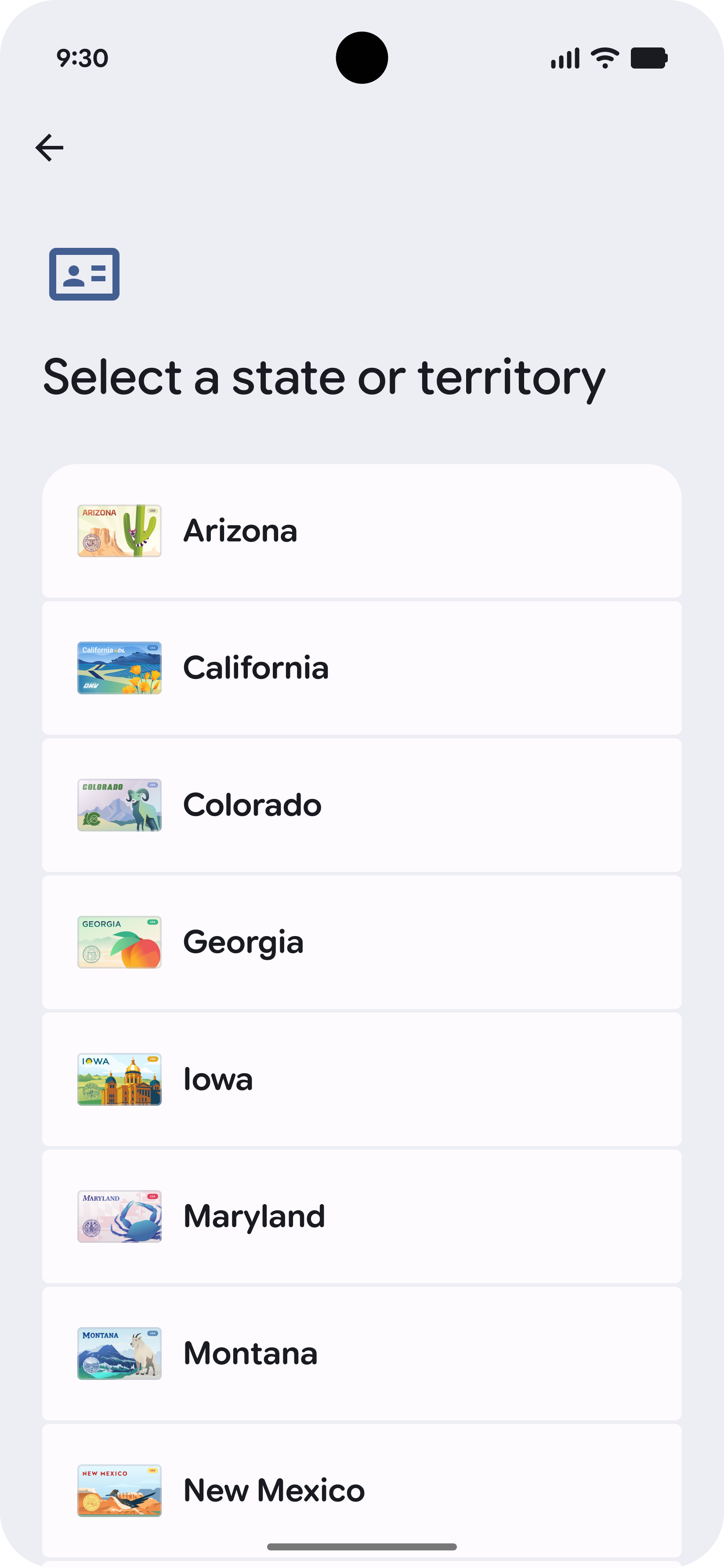 用户 VDC 的签发者列表。