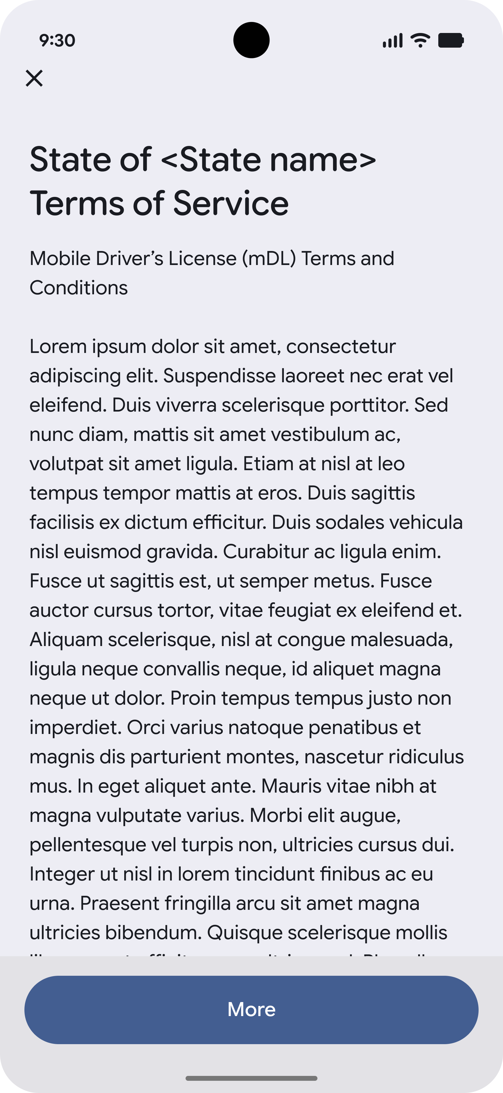 Conditions d'utilisation spécifiques à l'émetteur.