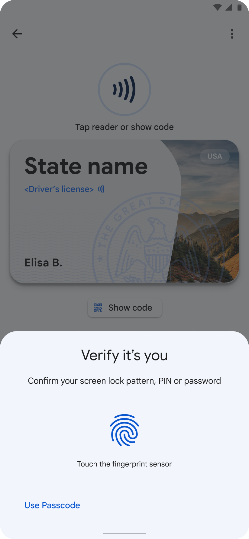 The user must authenticate to view more details.