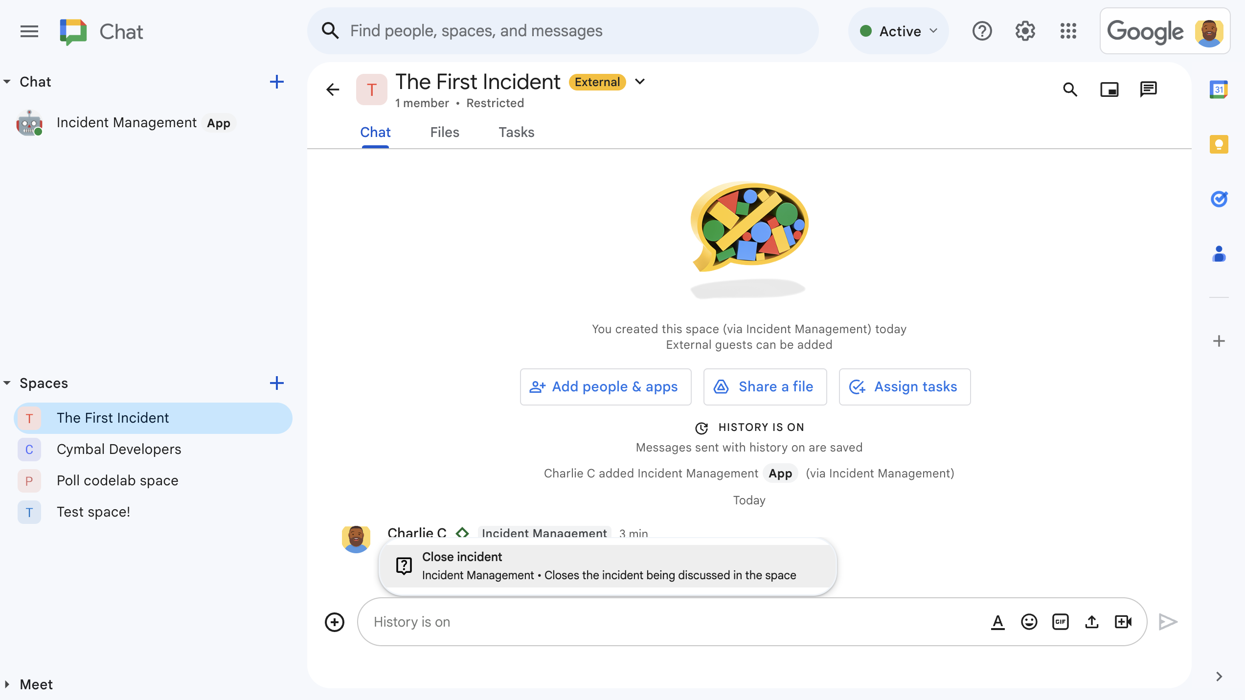 Risoluzione dell&#39;incidente con un comando rapido.