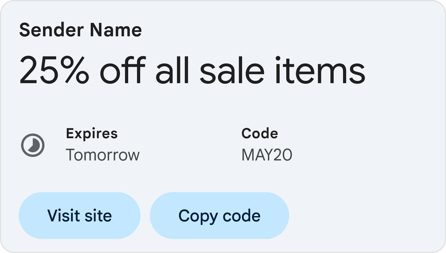 A promotional email that previews a deal car for 25% off and the promo code MAY2024.